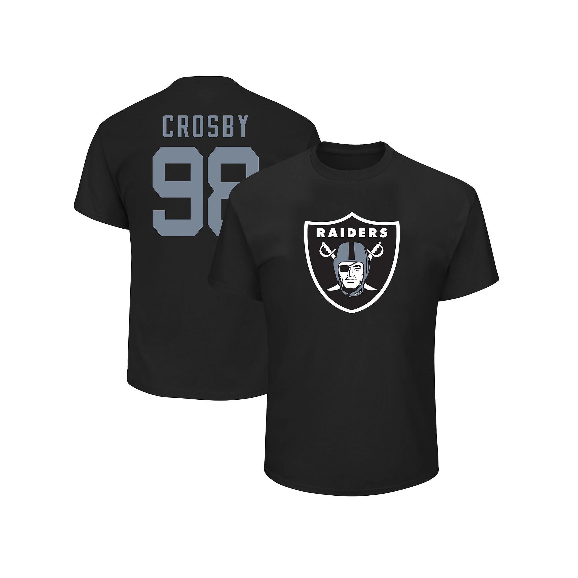 Men's Fanatics Maxx Crosby Black Las Vegas Raiders Big & Tall Player Name & Number T-Shirt,  Product Image