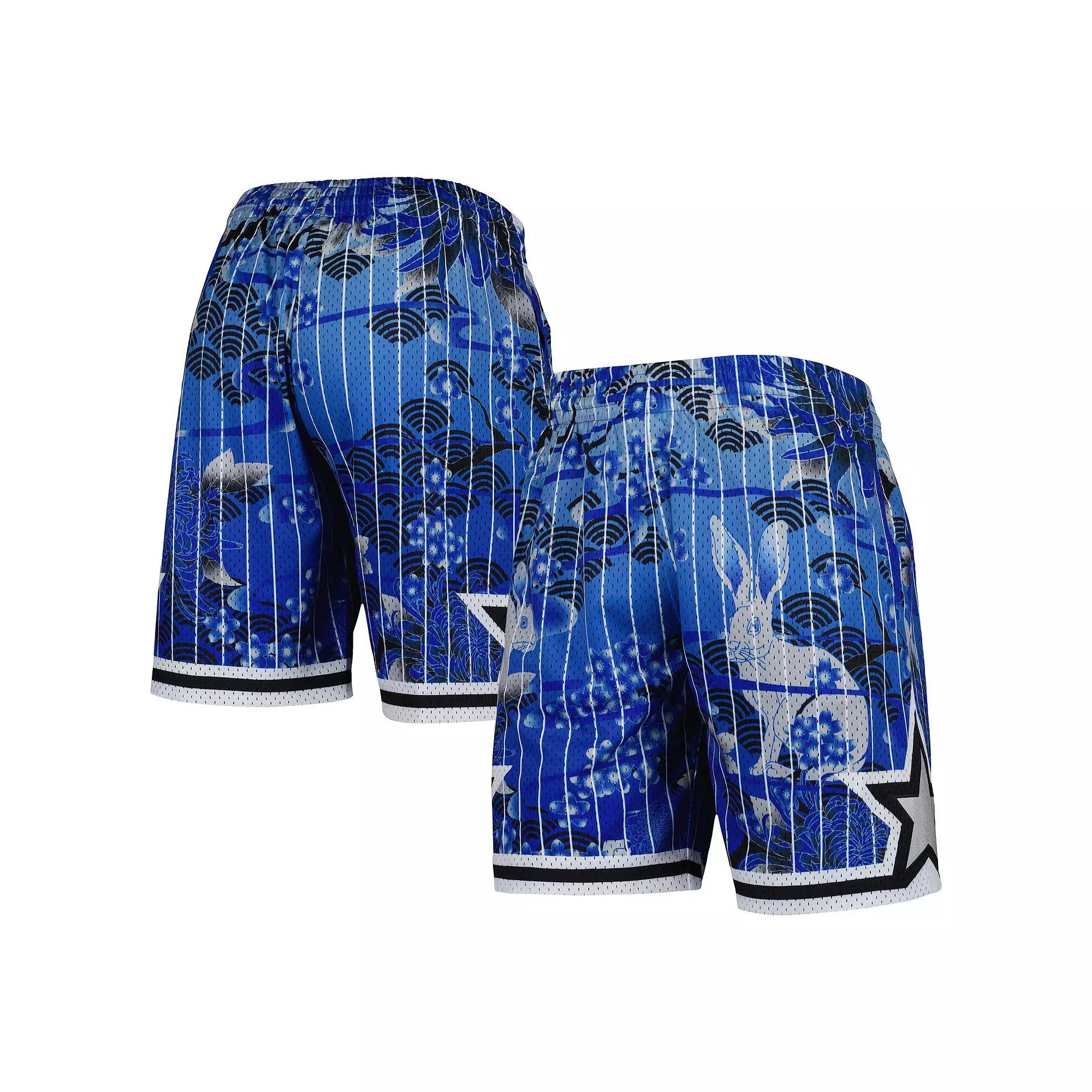 Men's Mitchell & Ness Blue Orlando Magic Lunar New Year Swingman Shorts, Size: Large, Mag Blue Product Image