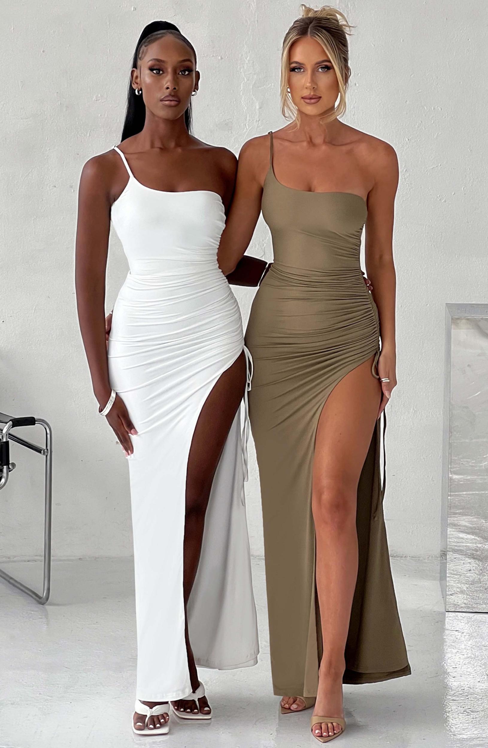 Zuri Maxi Dress - Khaki Product Image
