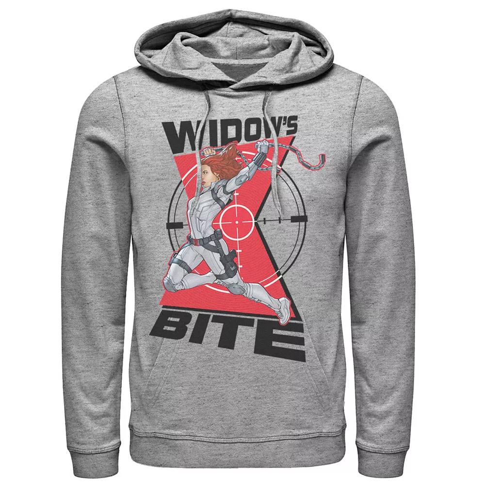 Men's Marvel Black Widow Animated Action Pose Hoodie,  Product Image