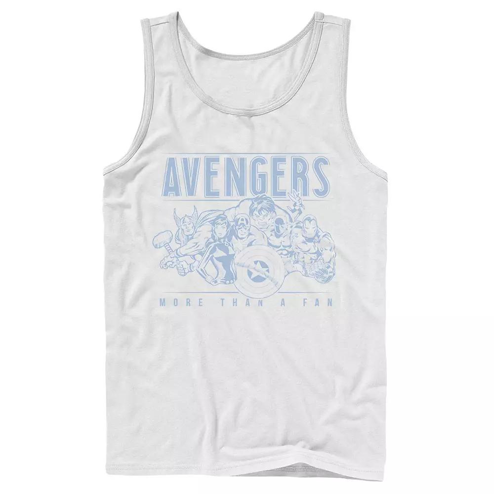 Men's Marvel Avengers More Than A Fan Vintage Outline Tank Top, Boy's,  Product Image