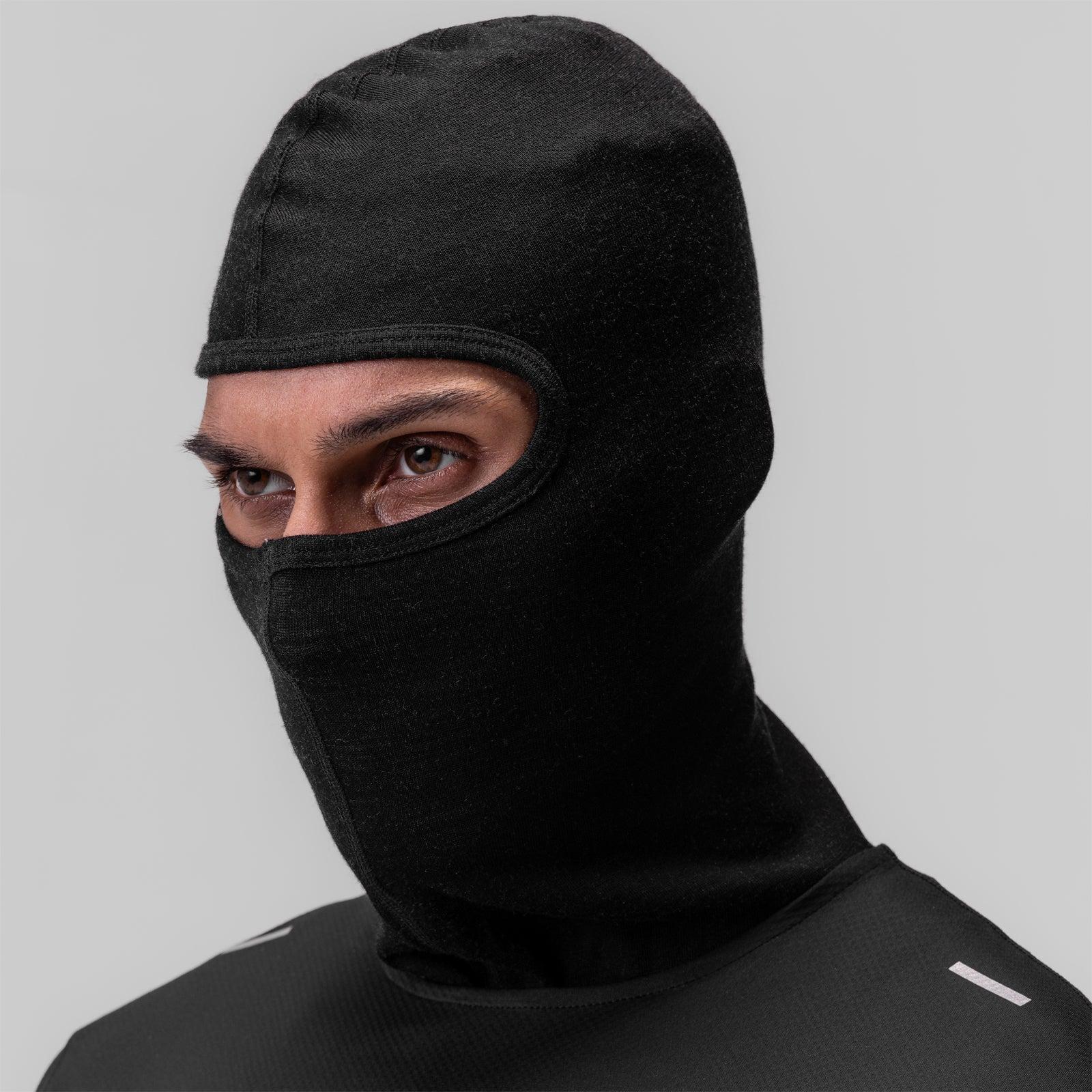 0937. Merino Wool Balaclava - Black Product Image