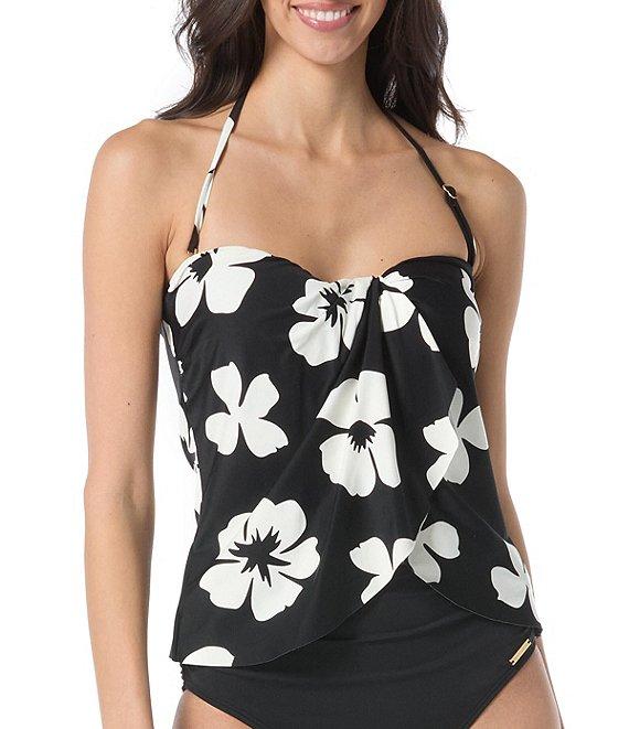 Vince Camuto Sanremo Solids Convertible High Waisted Bikini Swim Bottom Product Image