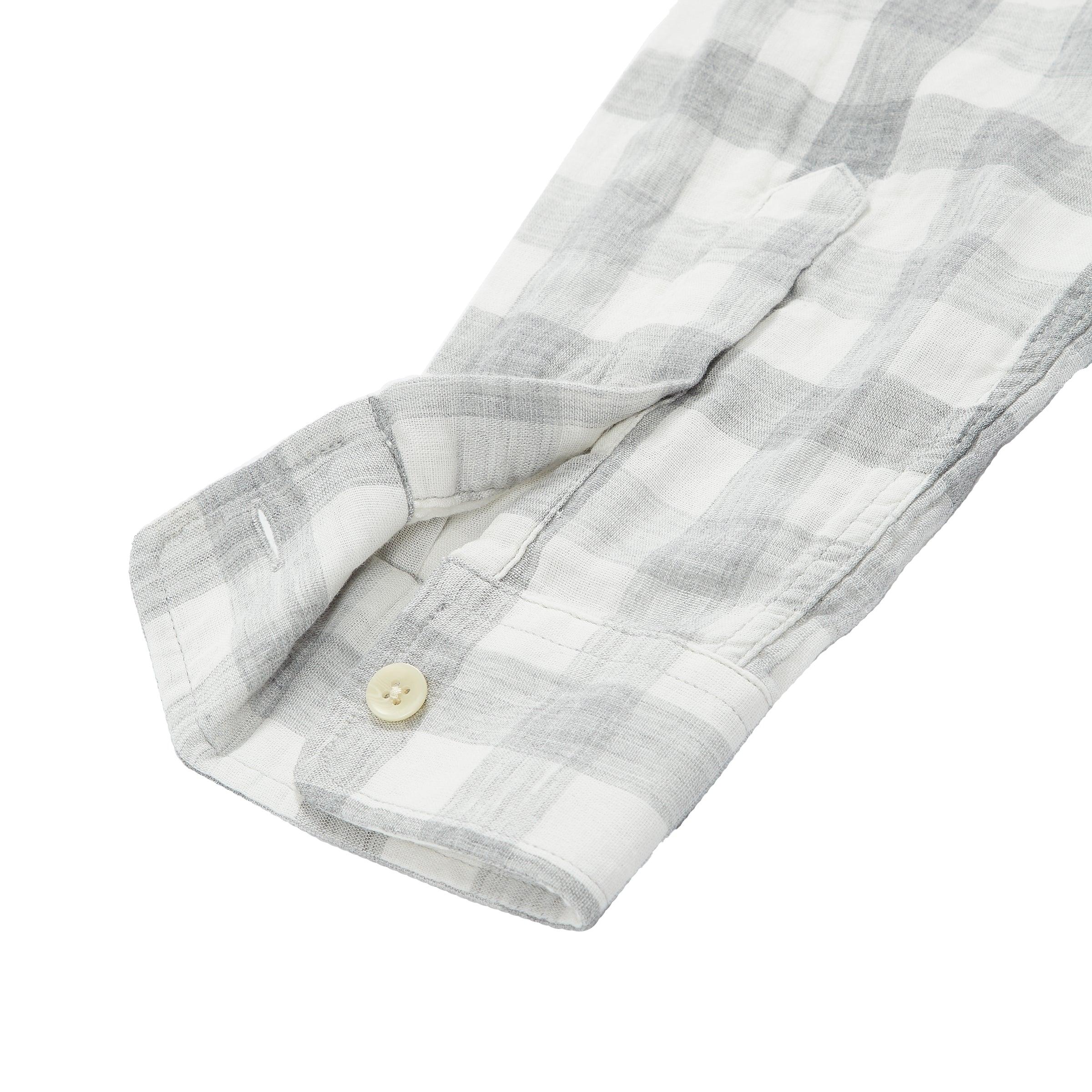 Durham Double Cloth Shirt - Heather Gray Gingham Product Image