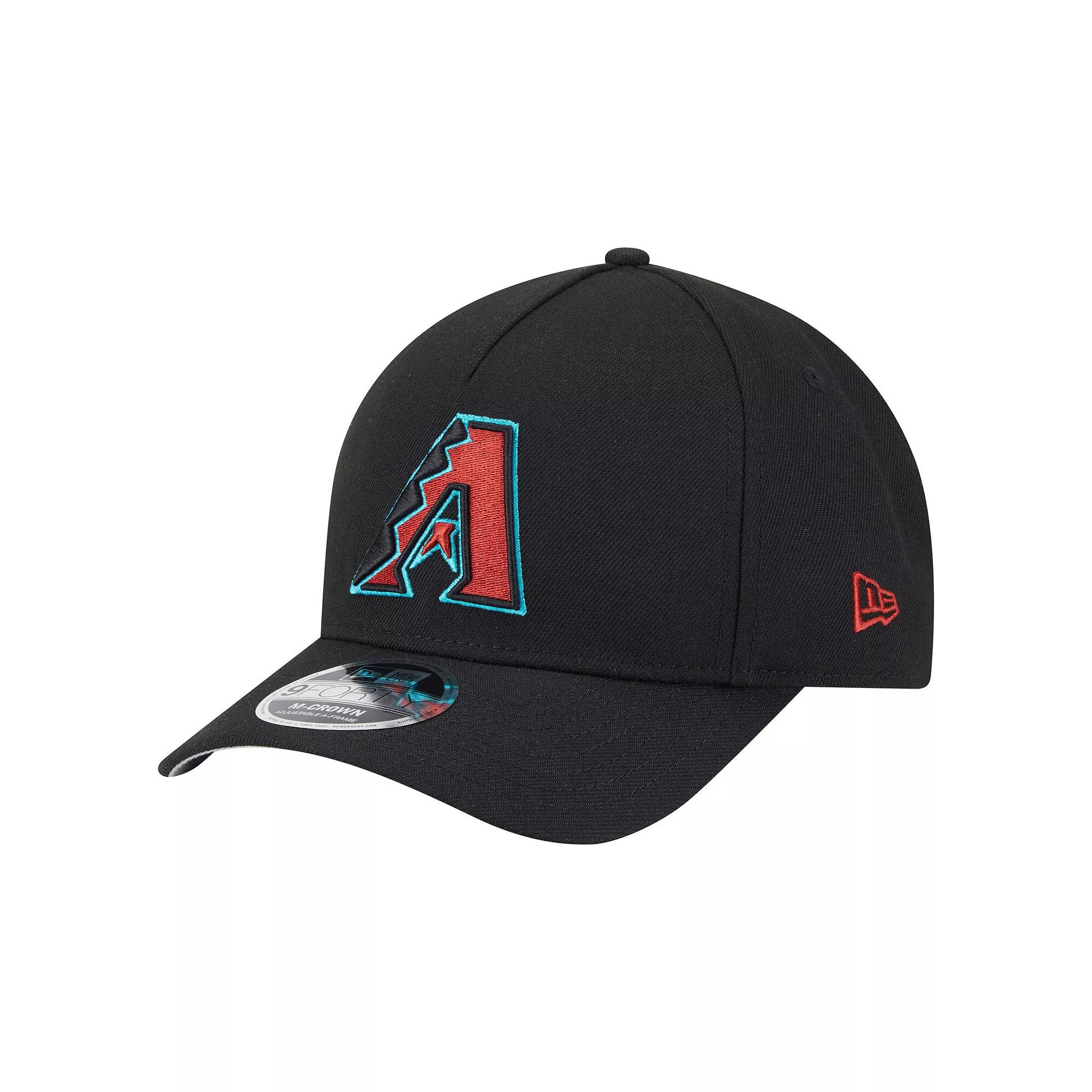 Men's New Era  Black Arizona Diamondbacks 9FORTY M-Crown Adjustable Hat Product Image