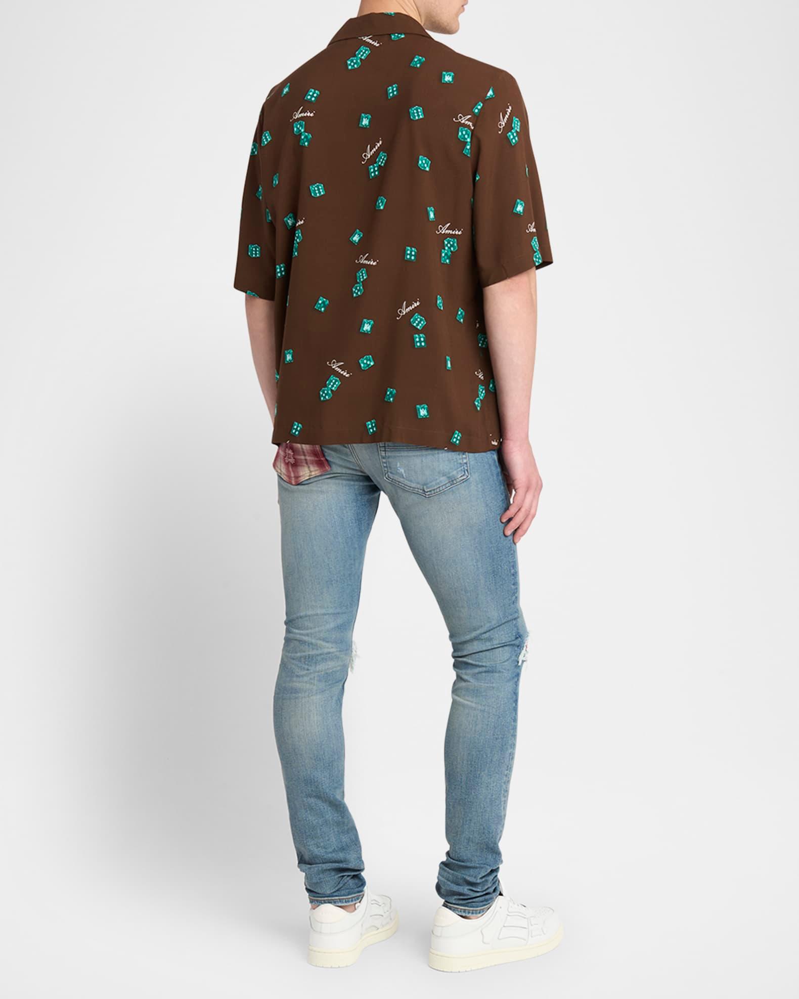 Men's Silk Dice Bowling Shirt Product Image