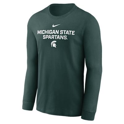 Michigan State Sideline Men's Nike Dri-FIT College Long-Sleeve T-Shirt Product Image