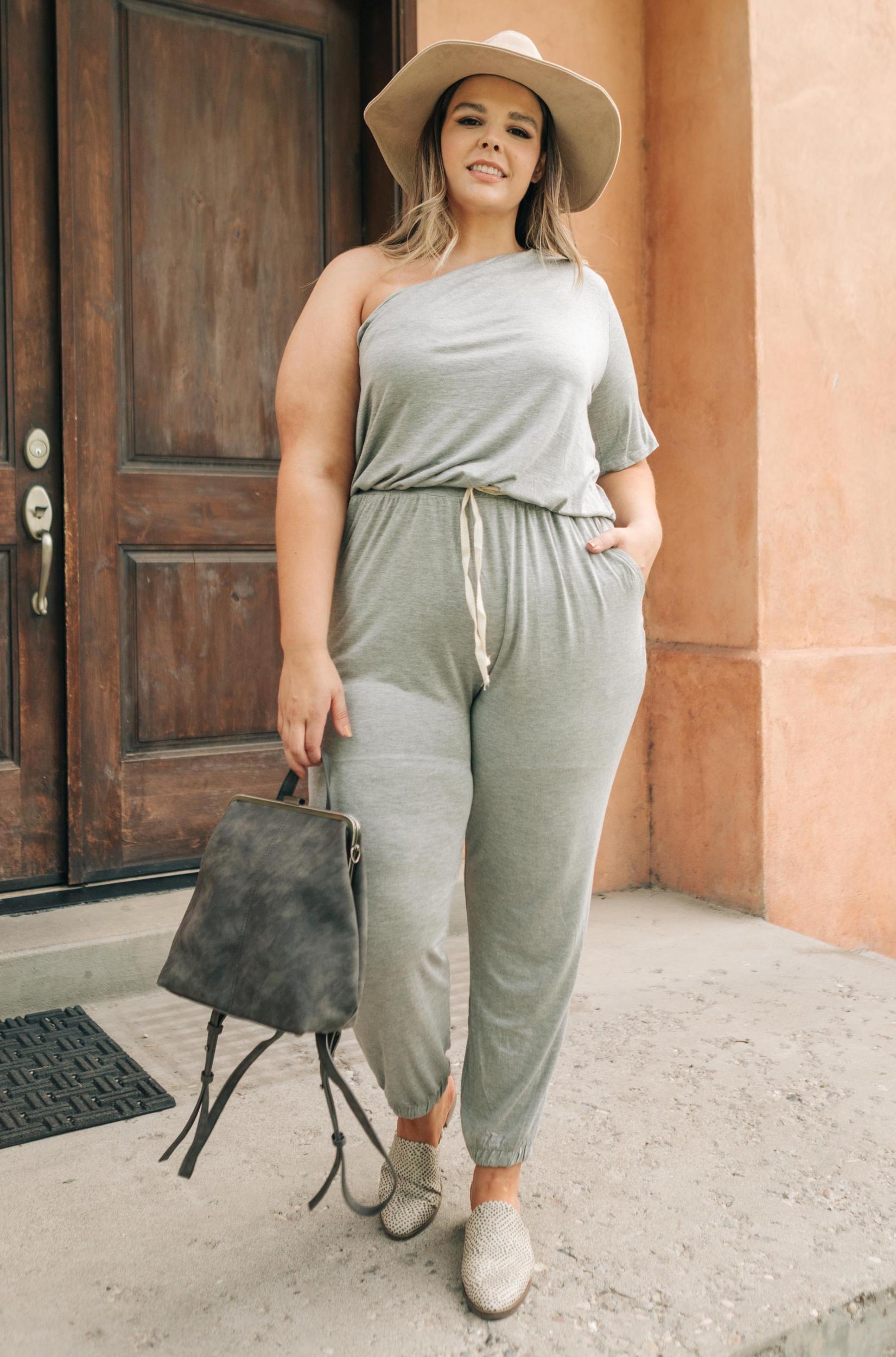 Arm And A Leg Jumpsuit In Gray (Online Exclusive) Product Image