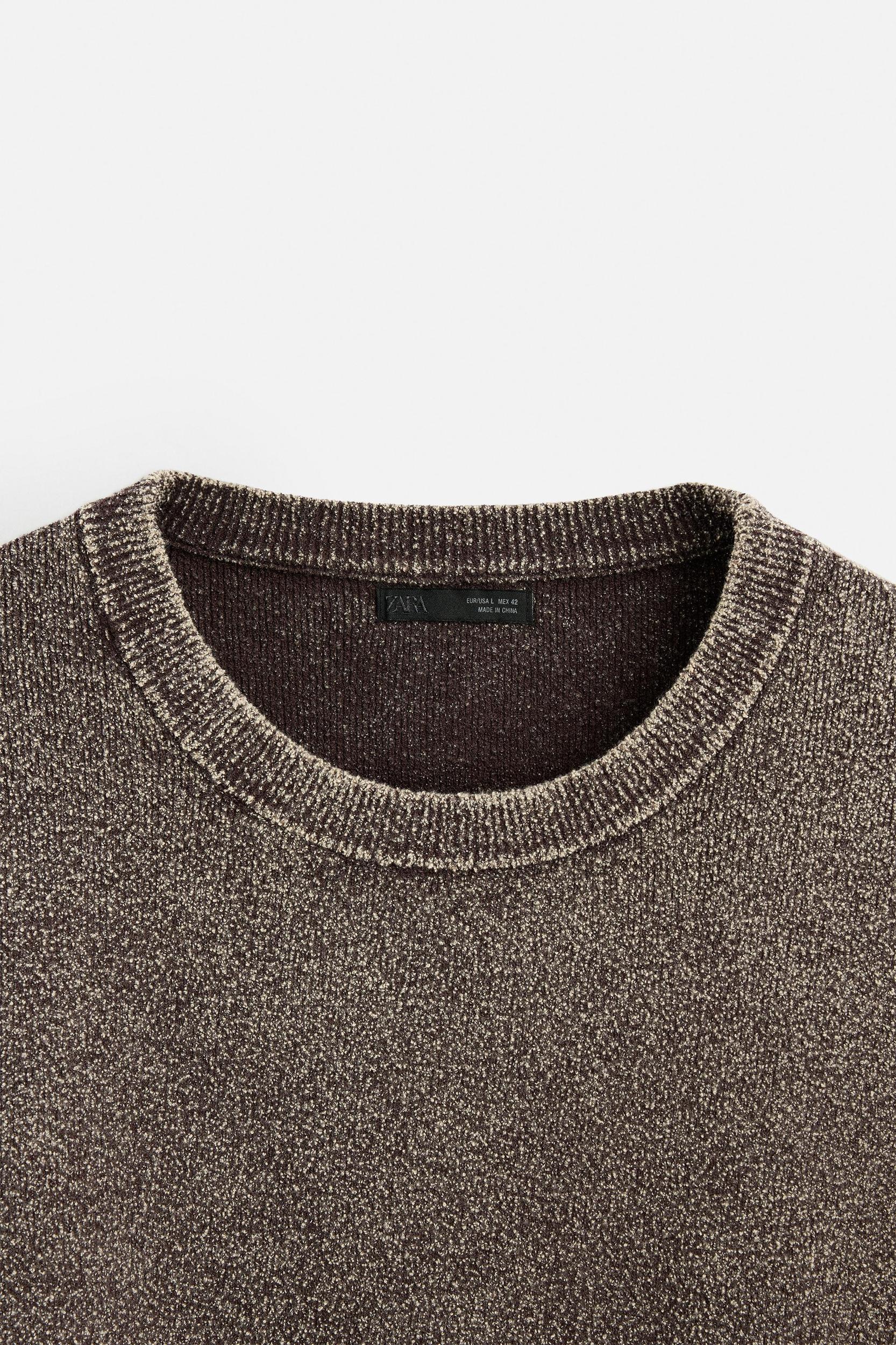 WASHED BOUCLÉ SWEATER Product Image