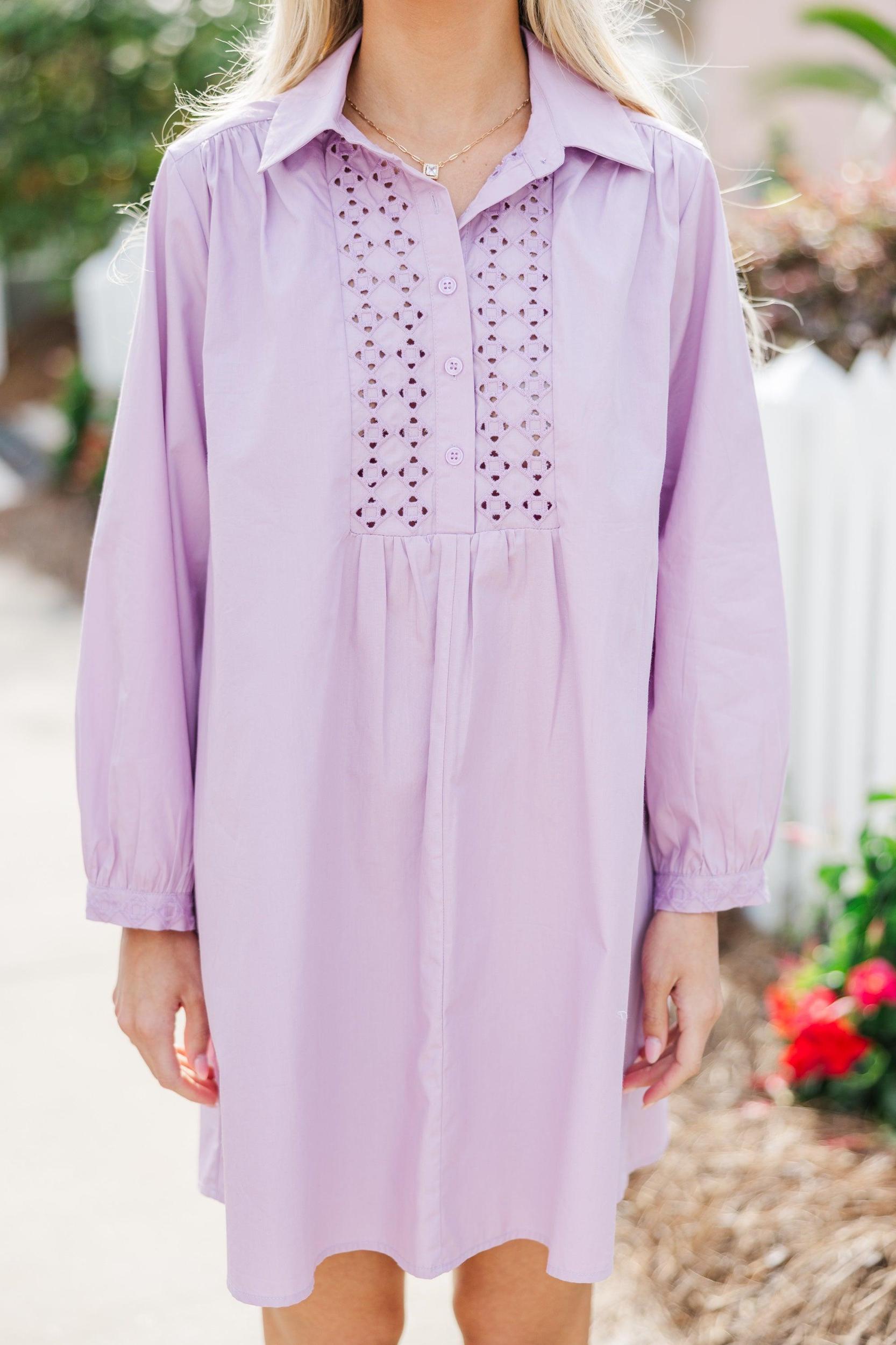 Make Your Dreams Come True Lavender Purple Dress Female Product Image