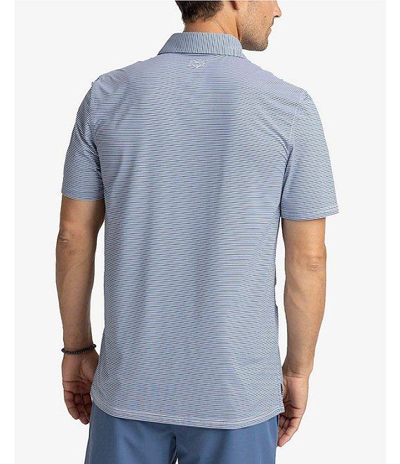 Southern Tide Performance Stretch Brrr°-eeze Meadowbrook Stripe Short Sleeve Polo Shirt Product Image
