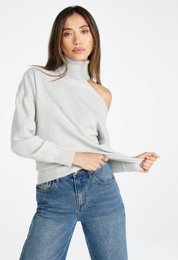 JustFab Margaux Platform Loafer Pump Womens Black/ White Size 8.5 Product Image