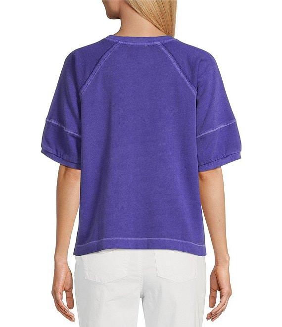 Westbound 3/4 Sleeve Crew Neck Top Product Image