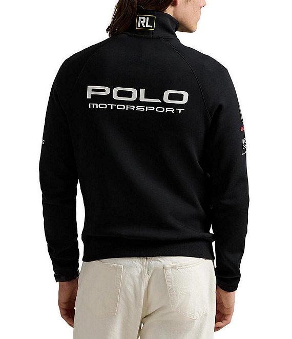 Polo Ralph Lauren Stretch Double-Knit Racing Track Jacket Product Image