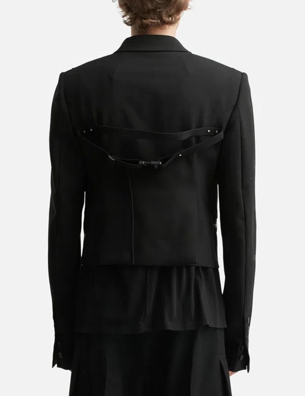 RICK OWENS Alice Studded Virgin Wool Blazer In Black Product Image