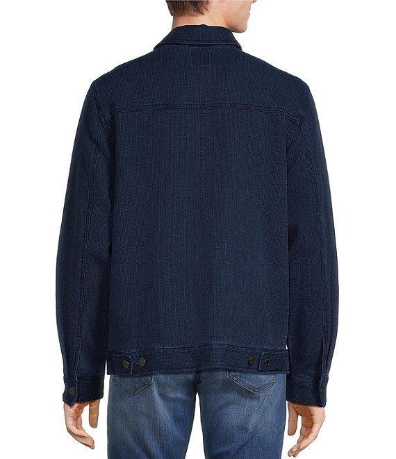 Rowm The Drifter Indigo Dyed Trucker Jacket Product Image