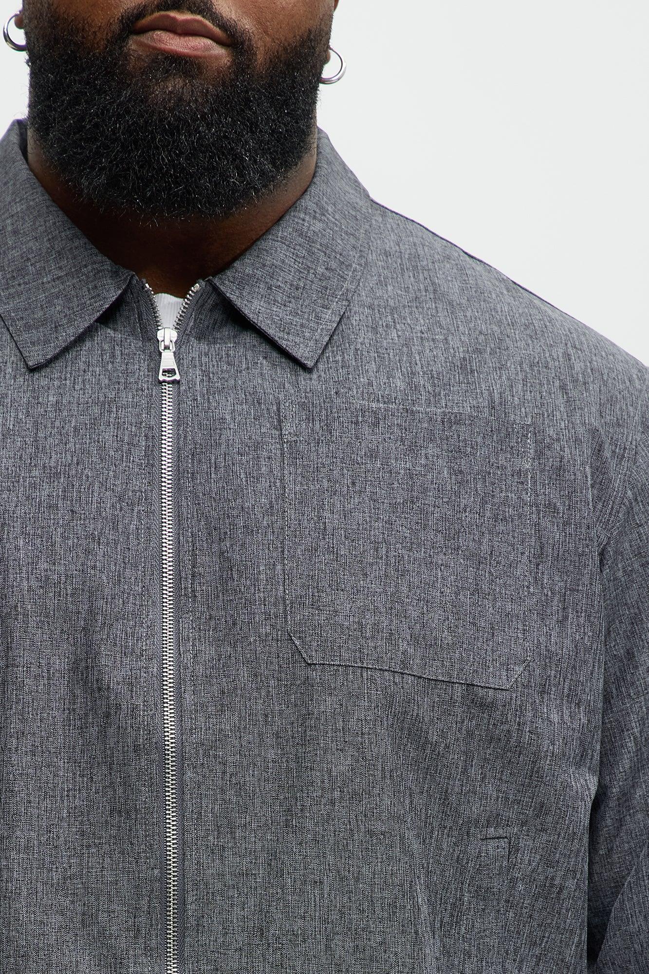 Fairview Zip Jacket - Grey Product Image