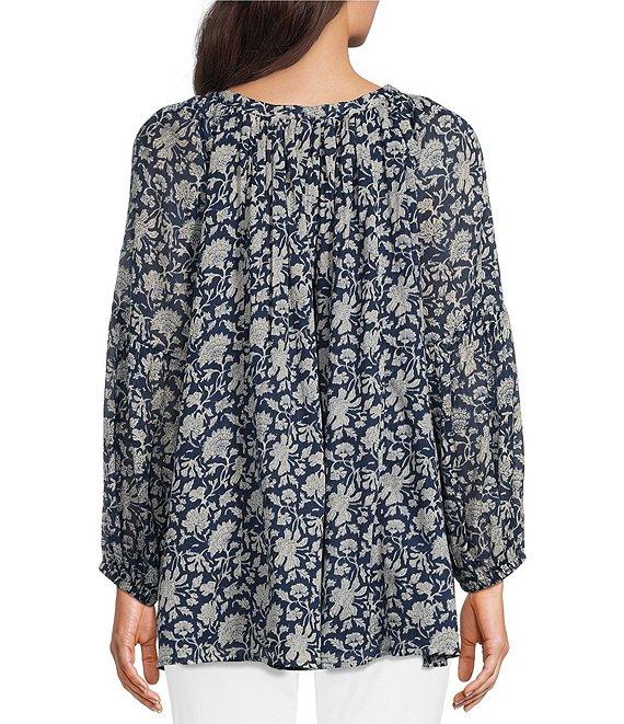 Talisman Moon River Round Neck Raglan Long Sleeve Aquarius Top Product Image