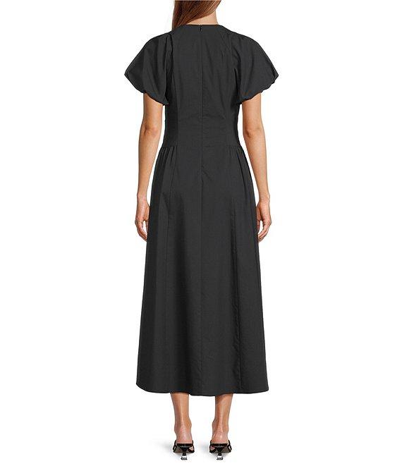 Antonio Melani Kiara Short Puff Sleeve A-Line Maxi Dress Product Image