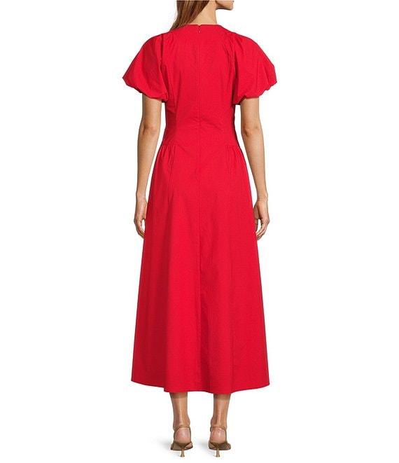 Antonio Melani Kiara Short Puff Sleeve A-Line Maxi Dress Product Image
