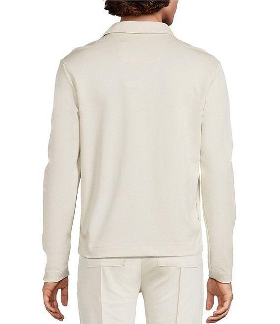 Murano Liquid Luxury Slim Fit Zip Shirt Jacket Product Image