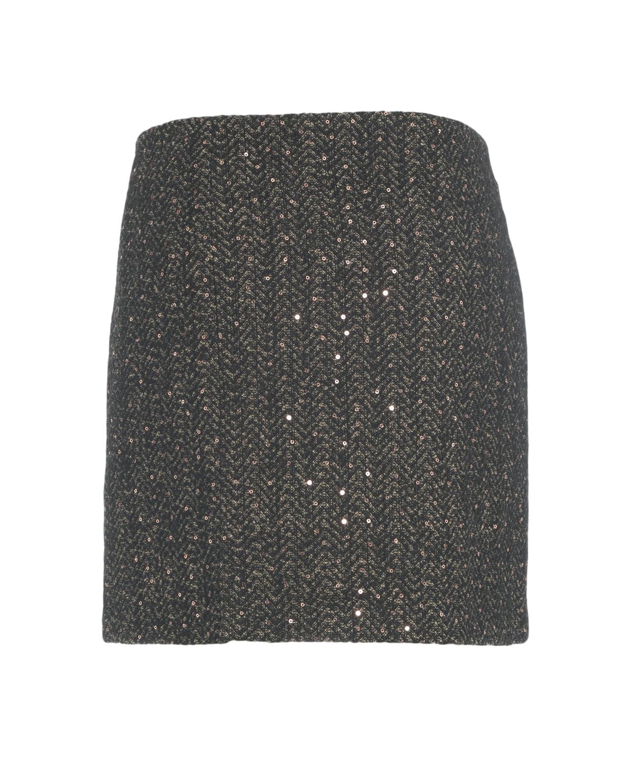 Mini skirt with sequins Product Image