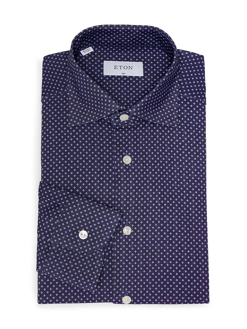 Mens Slim-Fit Geometric Shirt Product Image