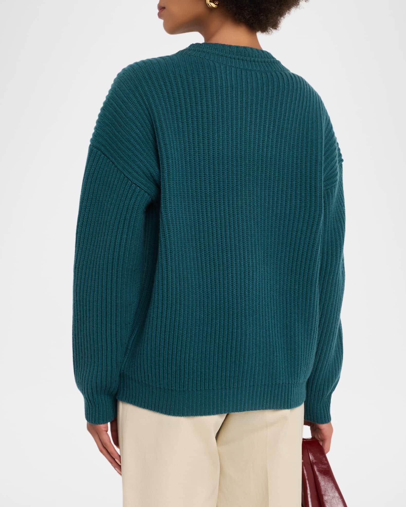Ribbed Cashmere Cardigan Product Image