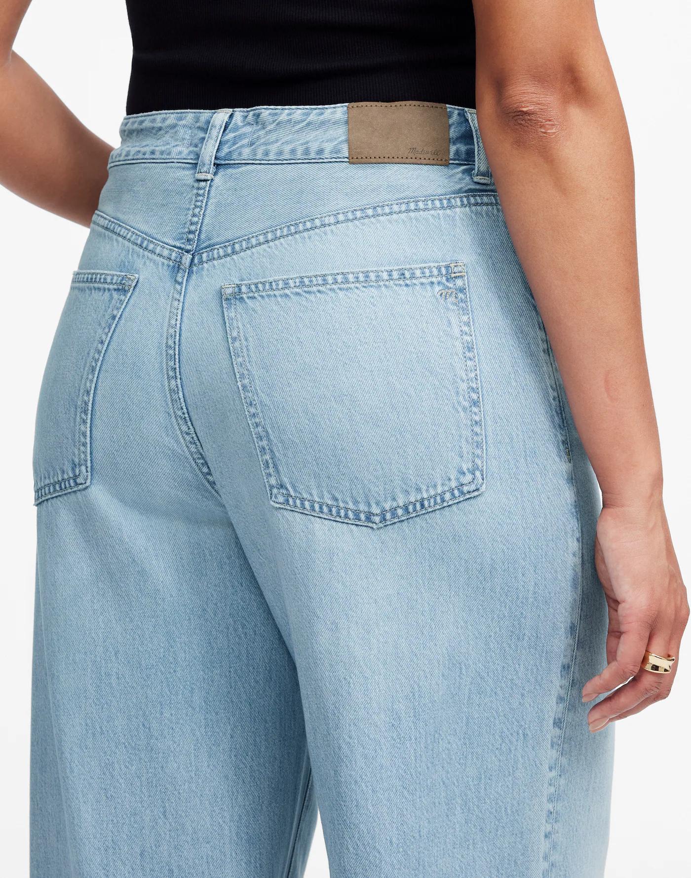 Curvy Superwide-Leg Jeans in Ashbury Wash: Airy Denim Edition Product Image