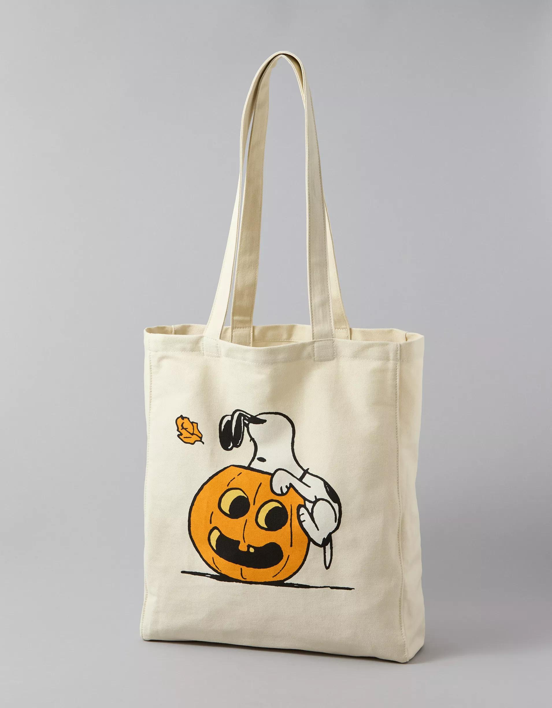 AE Snoopy Halloween Canvas Tote Bag Product Image