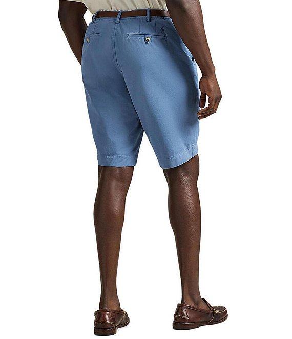 Polo Ralph Lauren Big & Tall 9.5#double; and 10.5#double; Inseam Stretch Classic Fit Twill Shorts Product Image