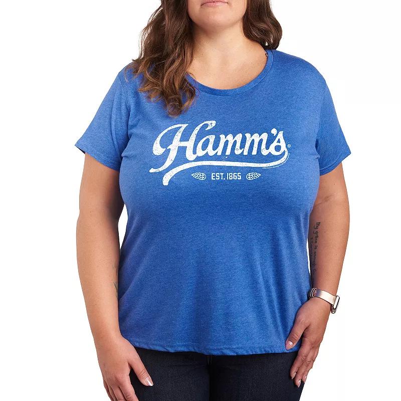 Plus Hamm's Vintage Logo Graphic Tee, Women's,  Product Image
