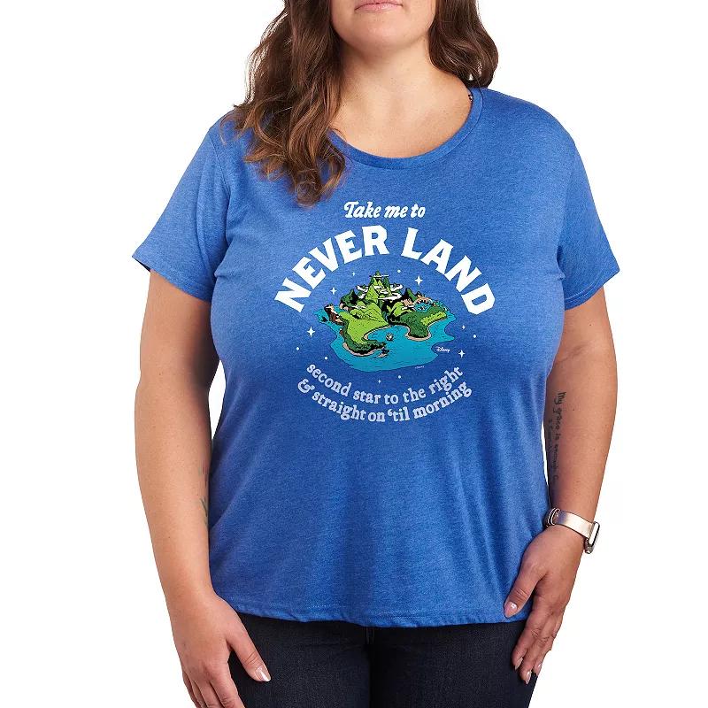 Disney's Peter Pan Plus Take Me To Never Land Graphic Tee, Women's,  Product Image