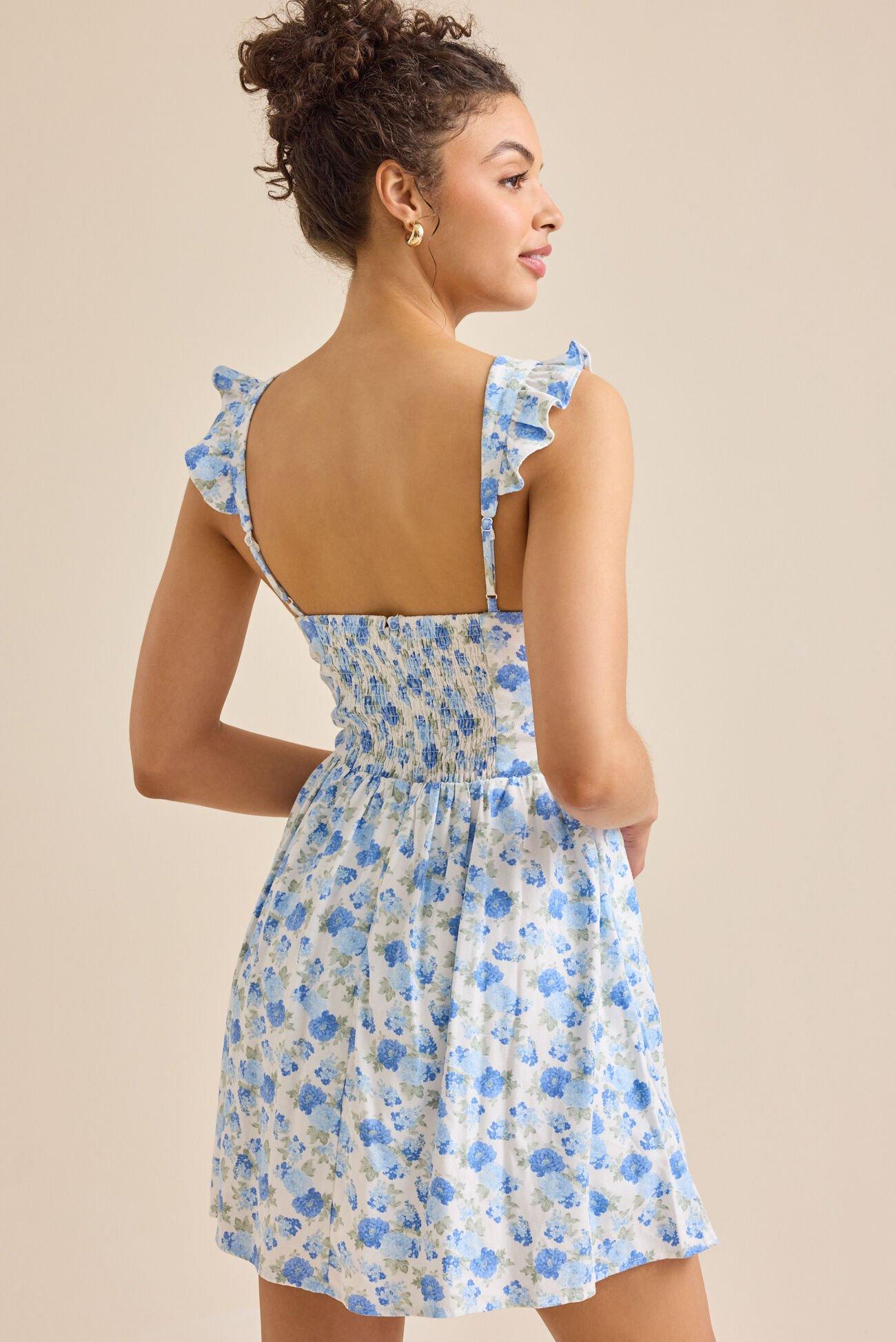 Cary Floral Mini Dress Product Image