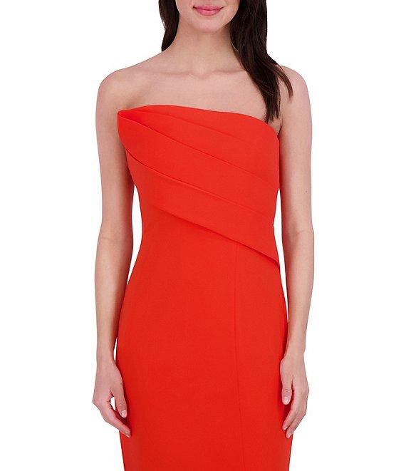Vince Camuto Origami Draped Neck Sleeveless Ball Gown Product Image