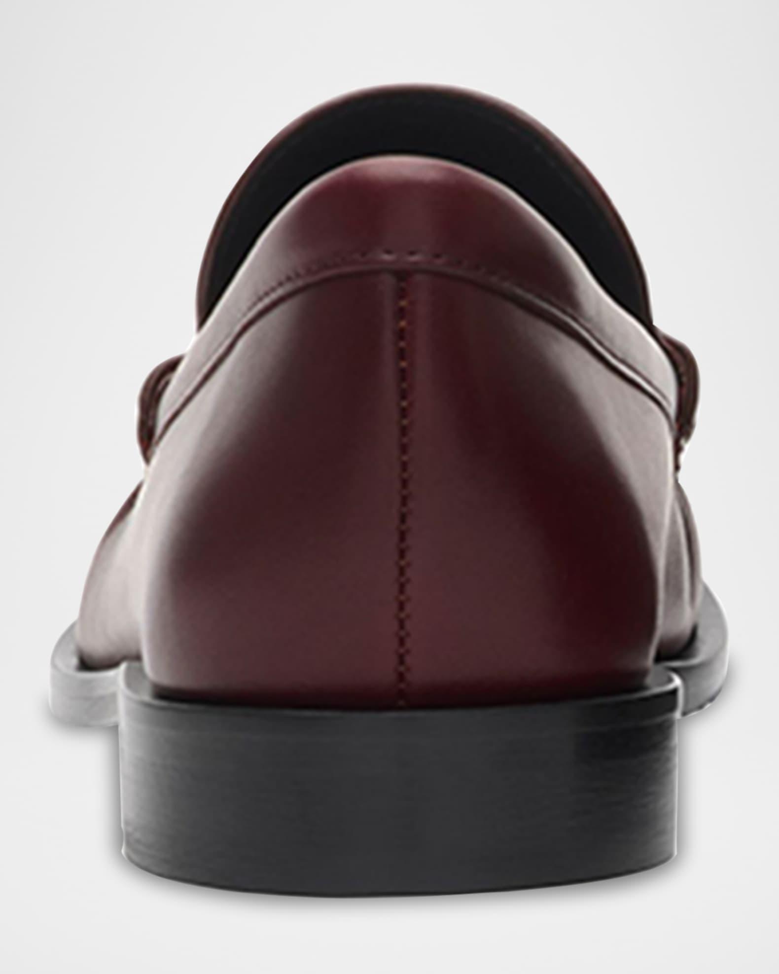 Cadet Grained Calf Leather Penny Loafers Product Image