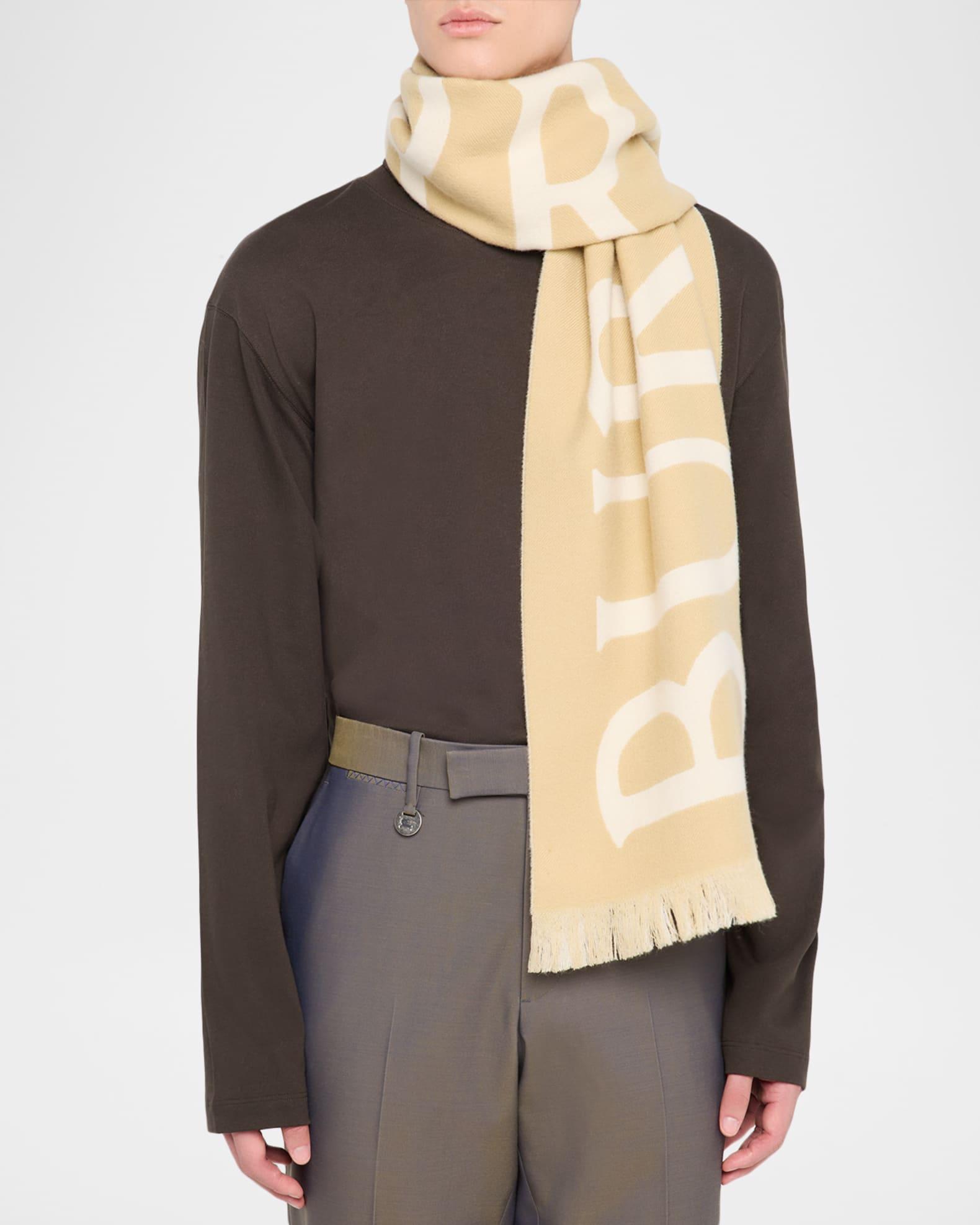 Mens Logo Wool Scarf Product Image