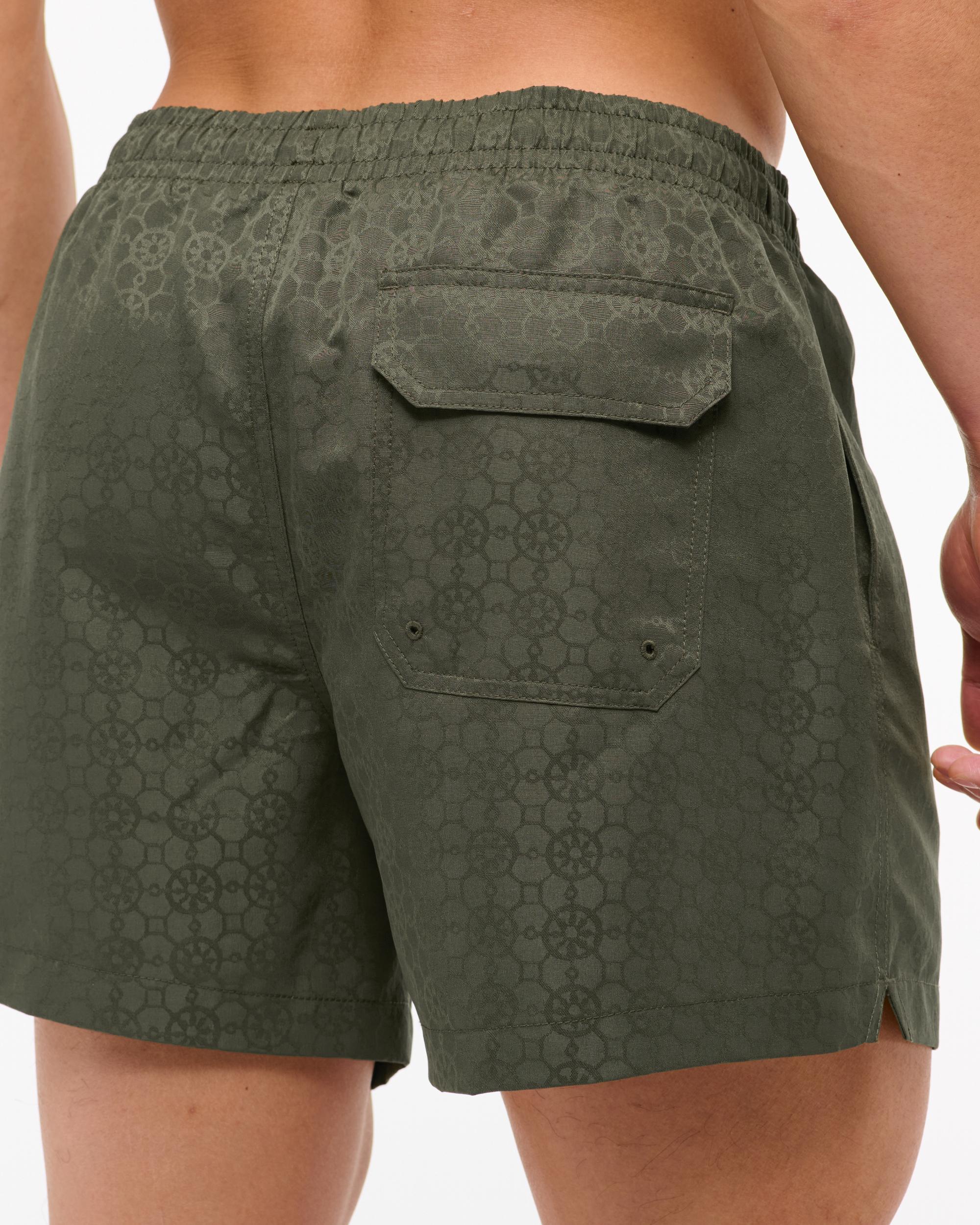 Pull-On Micro-Seersucker Swim Trunk Product Image