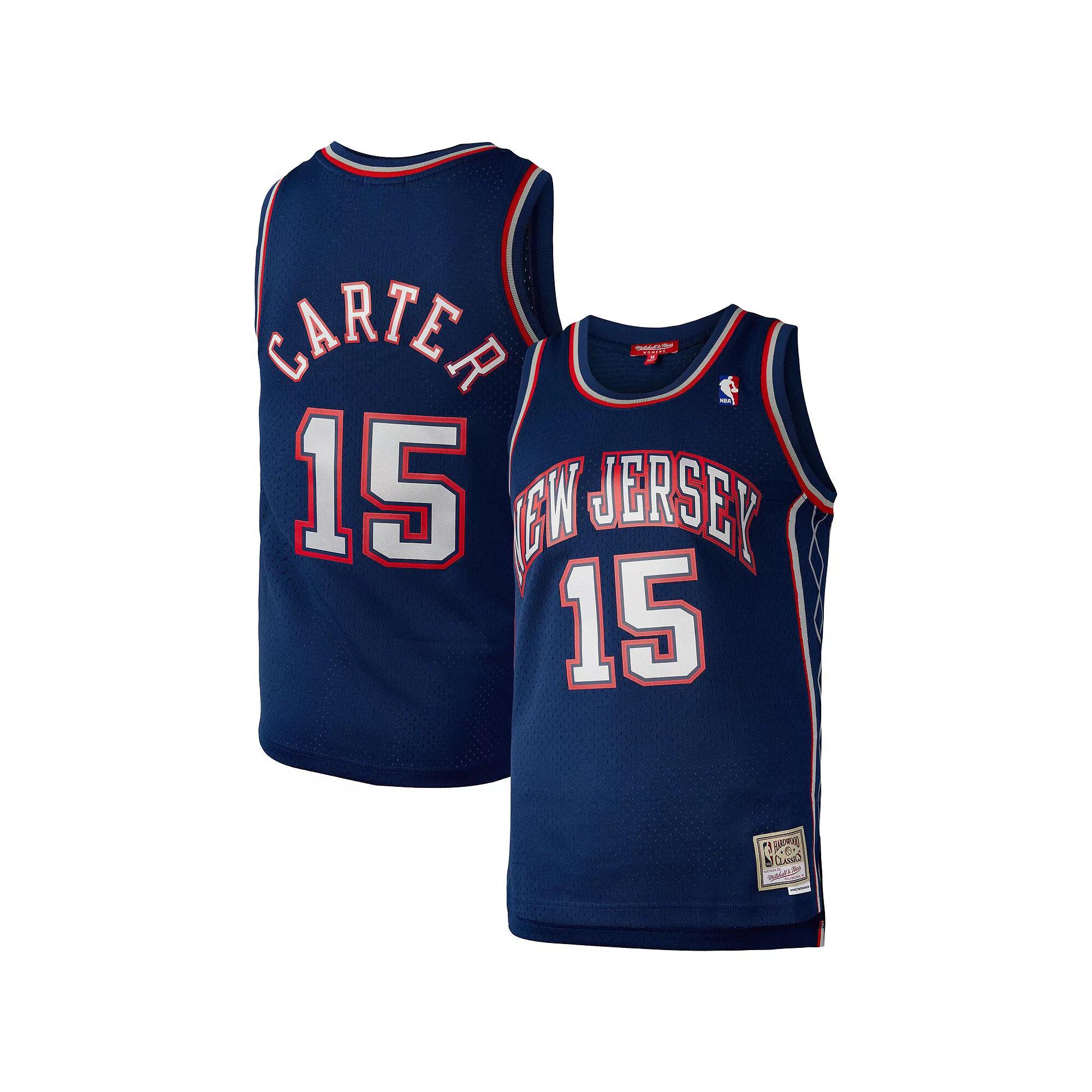 Women's Mitchell & Ness Vince Carter Navy New Jersey Nets Hardwood Classics 2006 Swingman Jersey,  Product Image