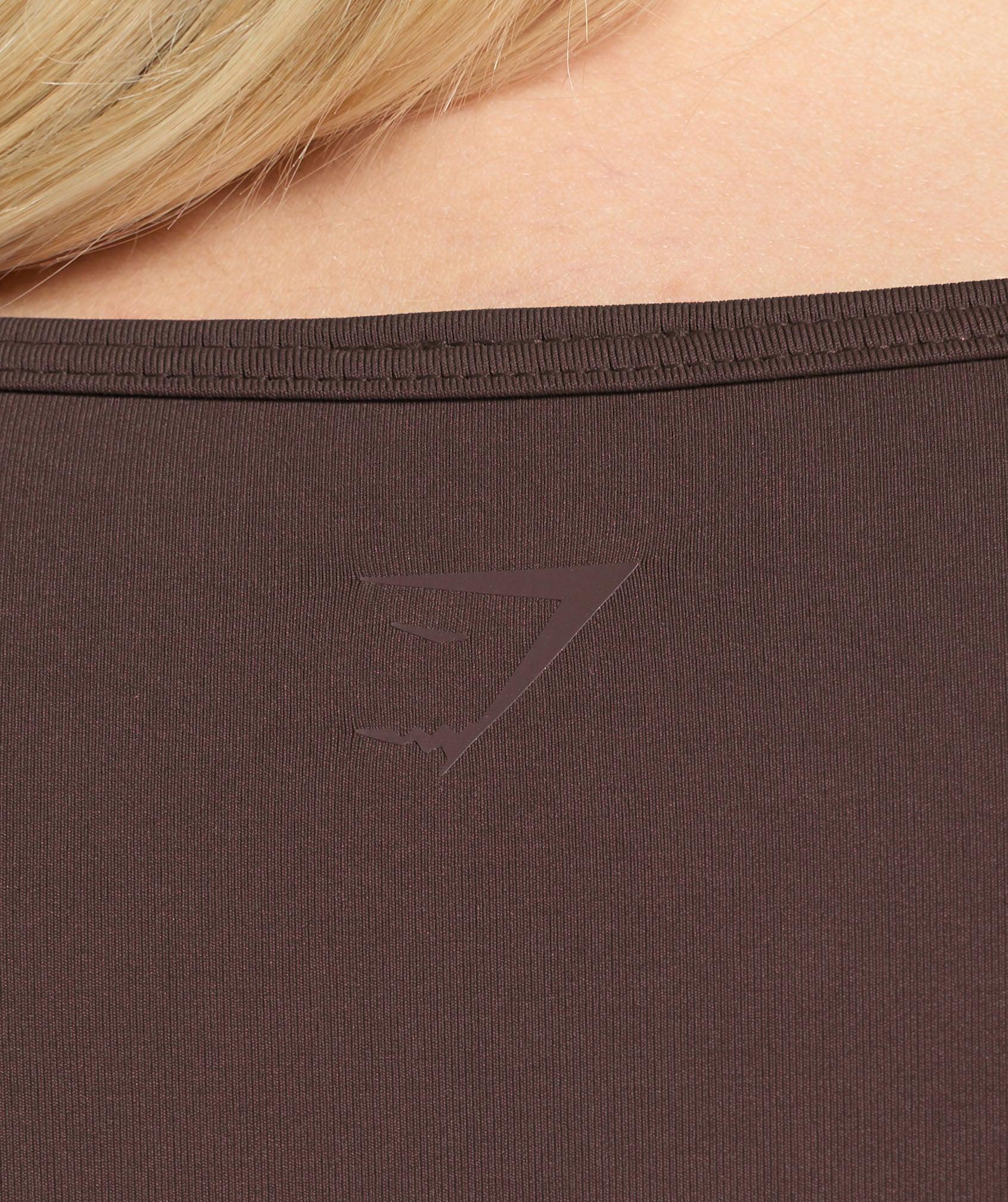 Contrast Seamless Crop Top Product Image