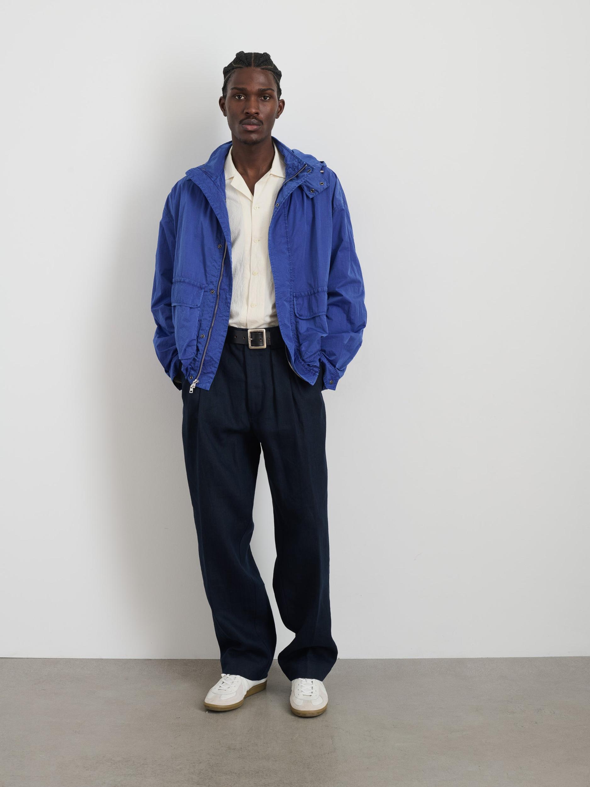 David Windbreaker In Garment Dyed Nylon Product Image