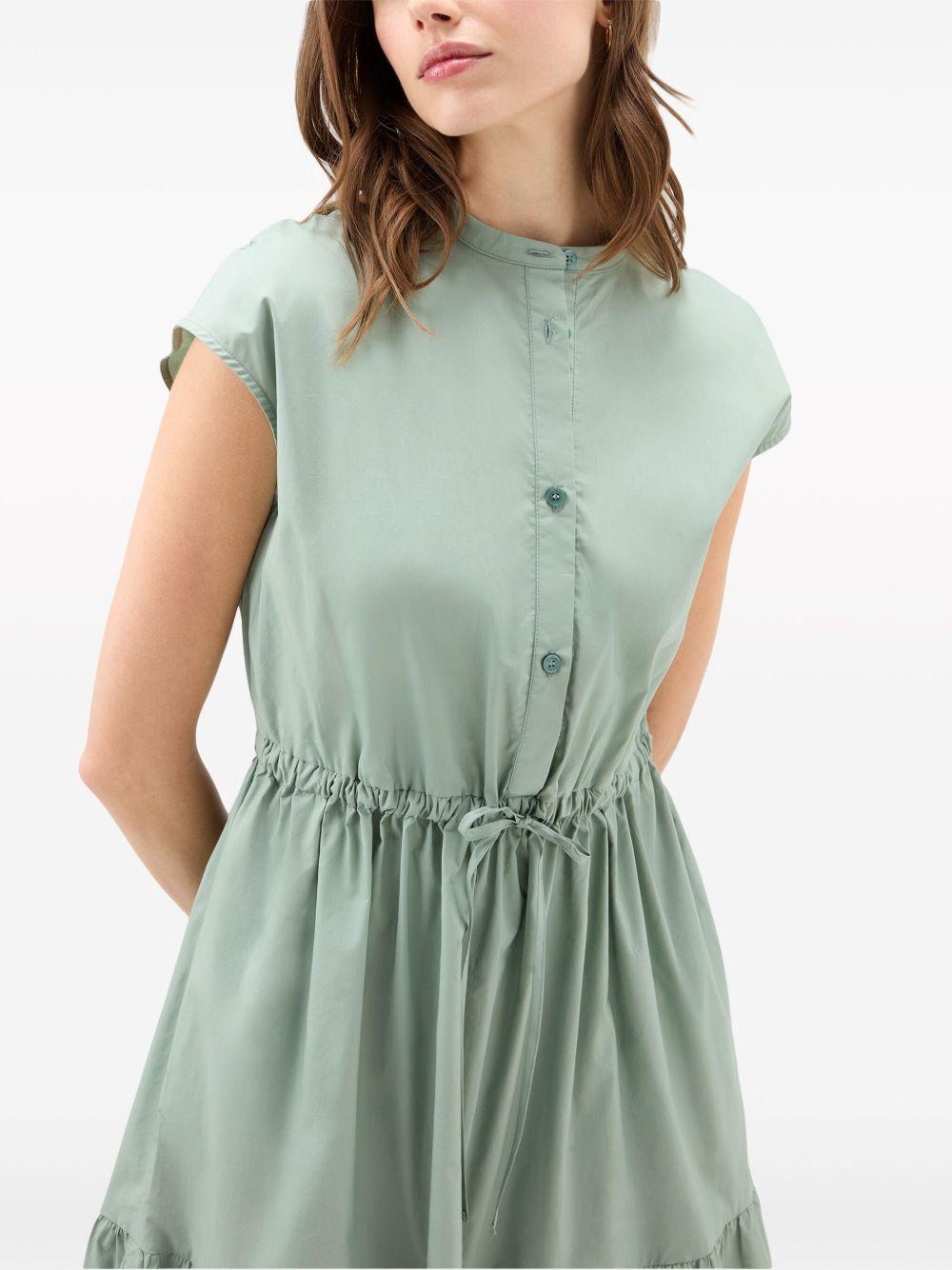 tiered poplin midi dress Product Image