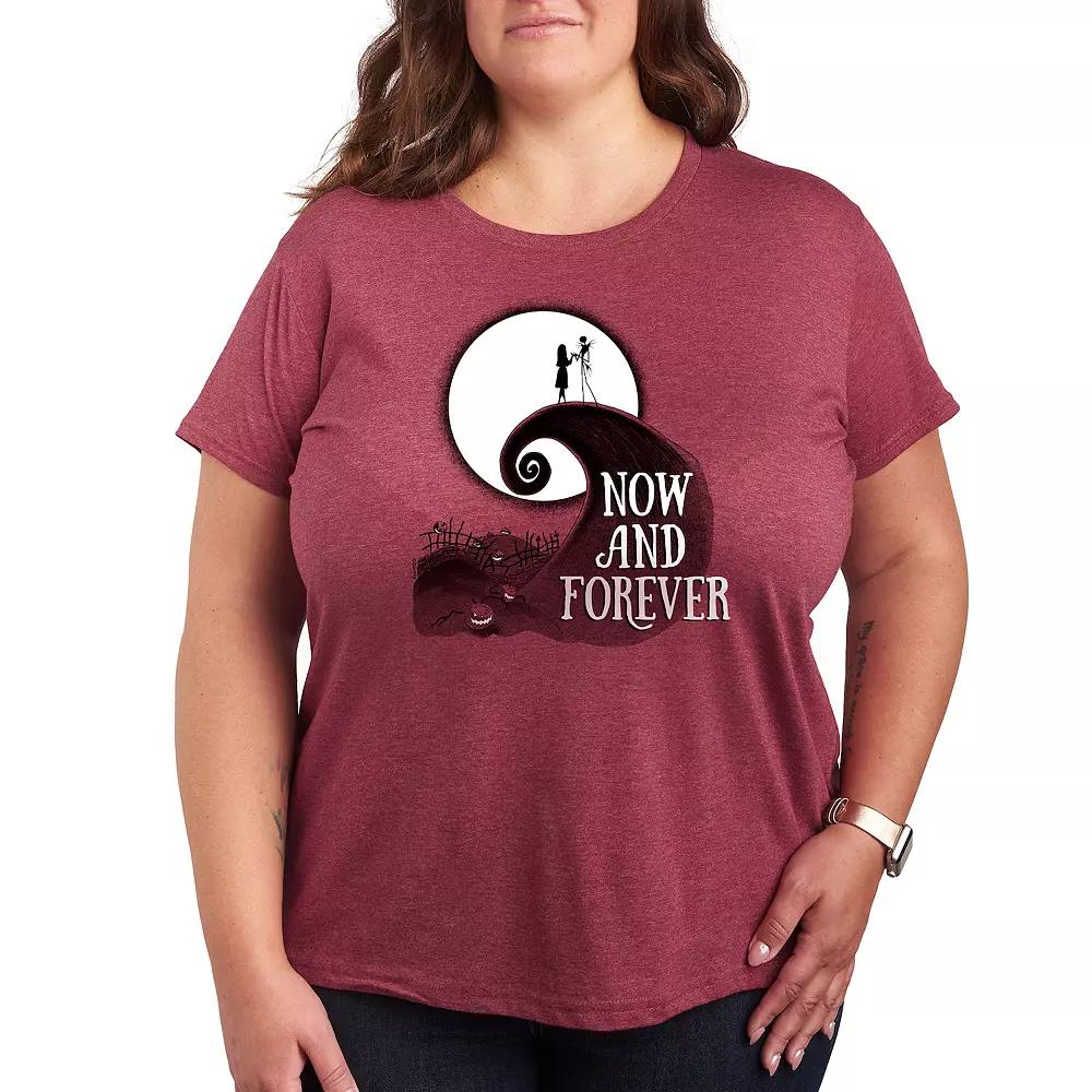 Disney's The Nightmare Before Christmas Plus Now And Forever Graphic Tee, Women's,  Product Image