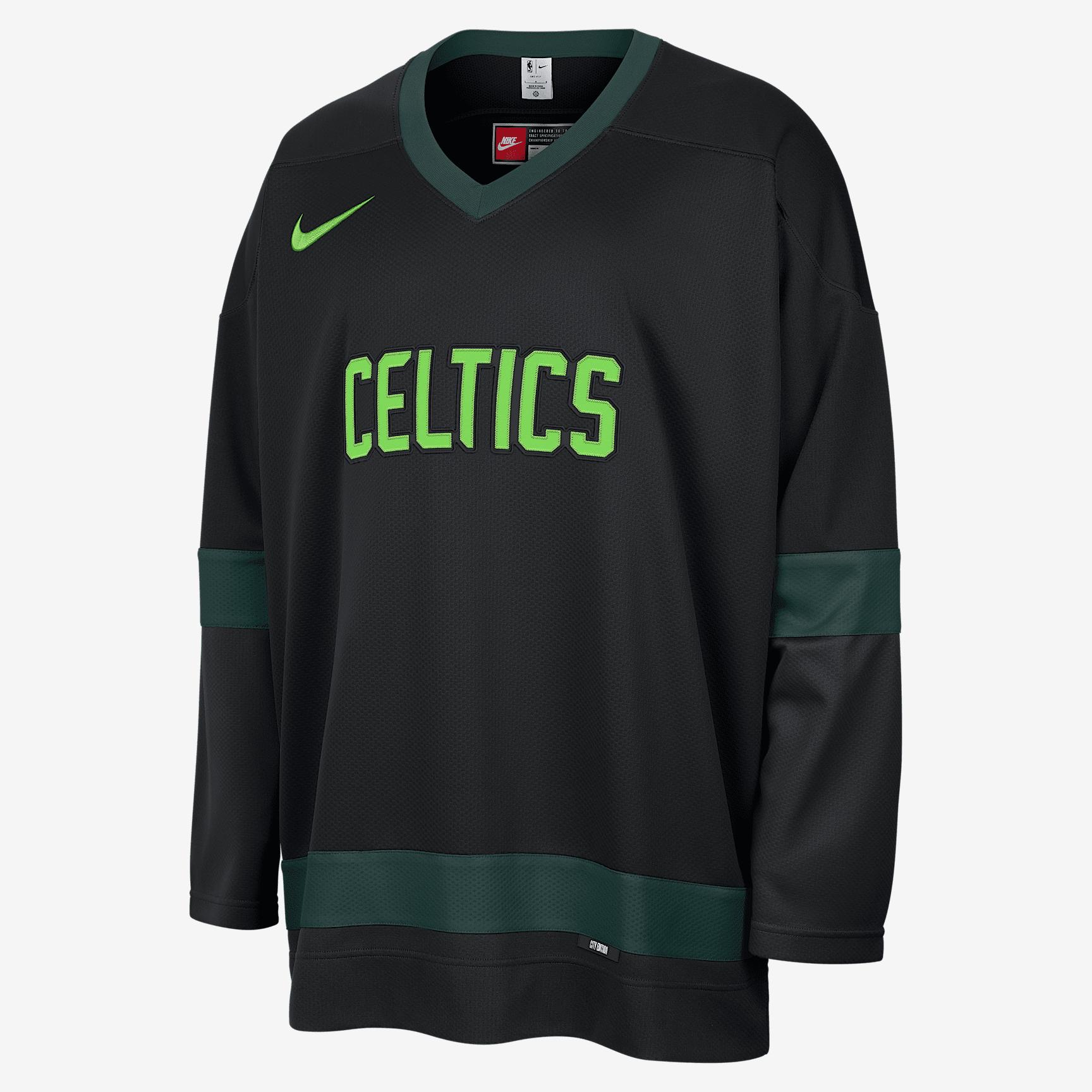 Boston Celtics City Edition Men's Nike NBA Hockey Jersey Product Image