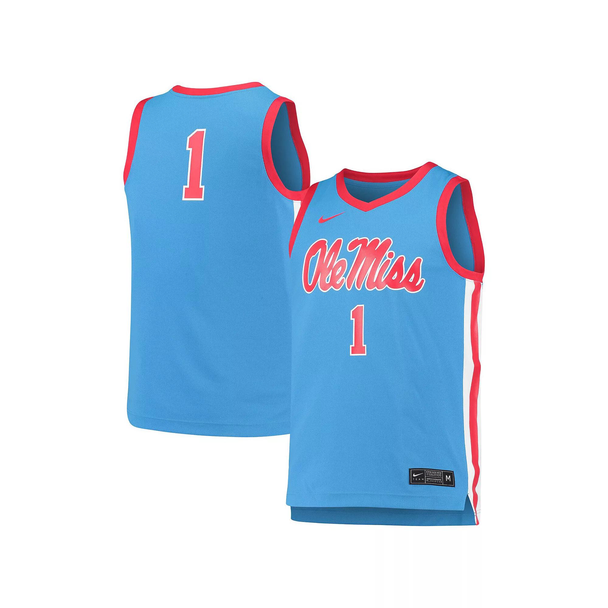Ole Miss Basketball Nike Mens College Replica Jersey | P32818MISI25-ITB Product Image