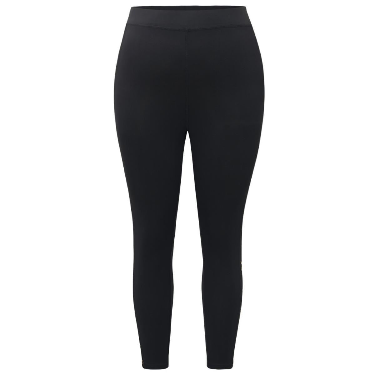 Plus Size Snowflake Glitter High Rise Skinny Leggings Women Black Party High stretch Skinny High Rise Going out Leggings BloomChic 26/4X Product Image