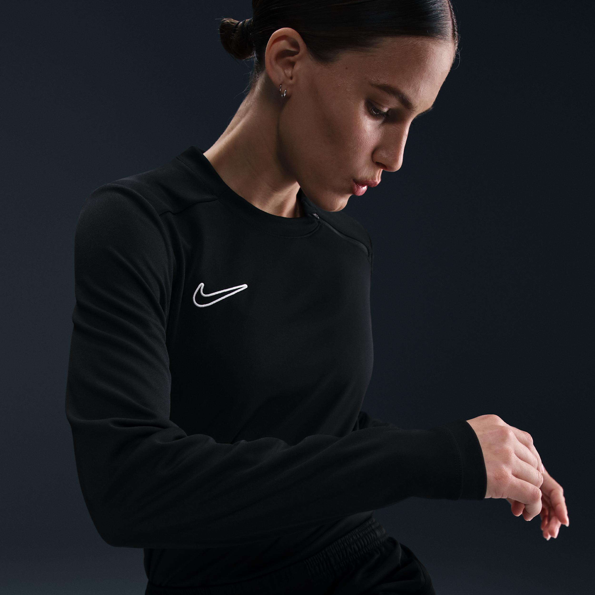 Nike Womens Academy Dri-FIT Crew-Neck Long-Sleeve Soccer Top | HM0744-010 Product Image