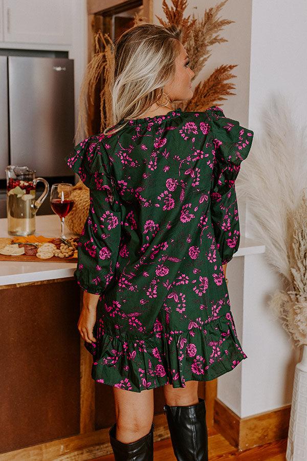 On The Way Floral Mini Dress Product Image