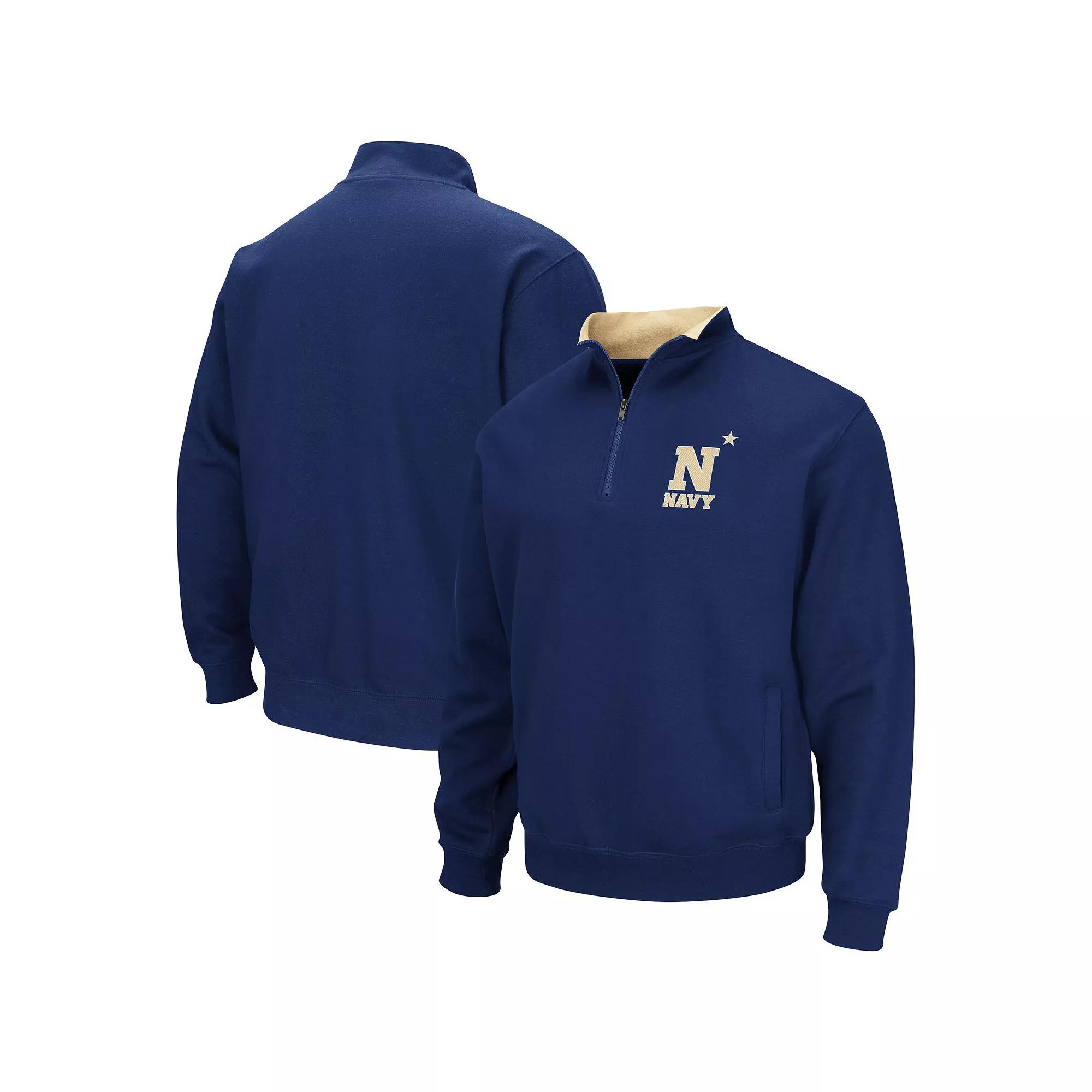 Men's Colosseum Crimson Harvard Crimson Tortugas Team Logo Quarter-Zip Jacket,  Product Image