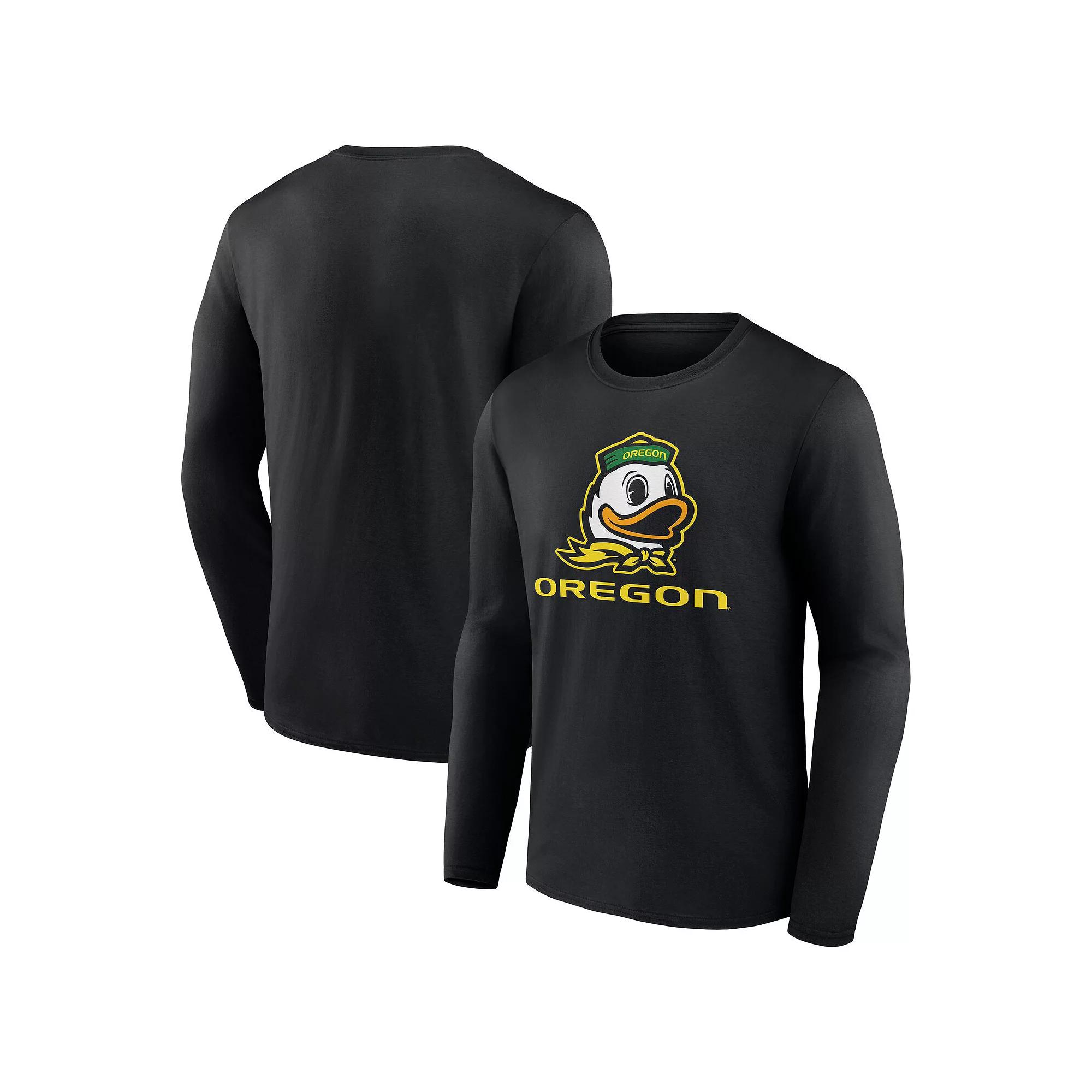 Mens Fanatics Oregon Ducks Team Lockup Long Sleeve T-Shirt Product Image